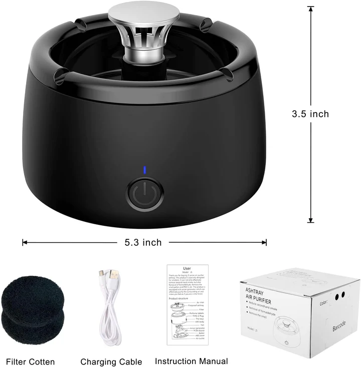 Elektrische Rookloze Asbak
