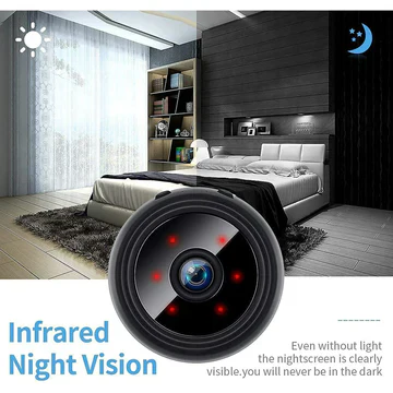 Mini Draadloze Magnetische Camera met Audio en Video Live Feed