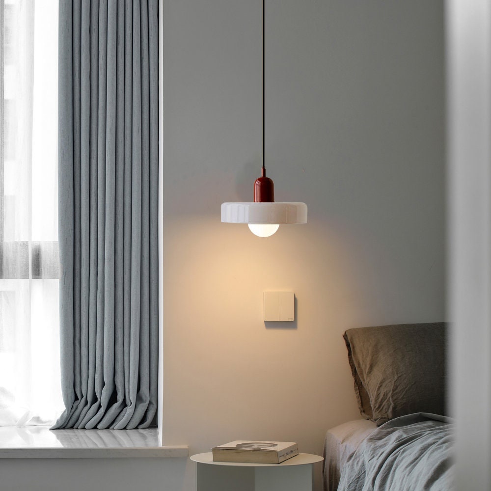 Modern kunst decor Bauhaus glazen hanglamp