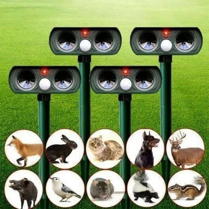 Infrared Solar Powered Animal Pest Repeller, 1 Repeller