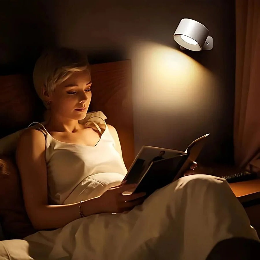 Oplaadbare wandlamp met 360° rotatie