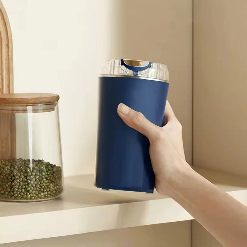 Elektrische mini slijper met roestvrijstalen messen, 50–60g capaciteit