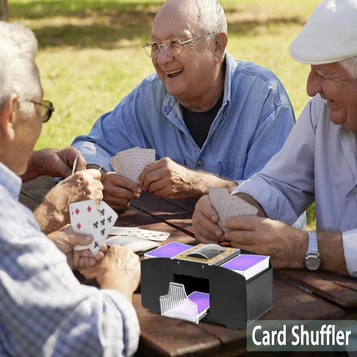 Electric Automatic Card Shuffler for Playing Cards