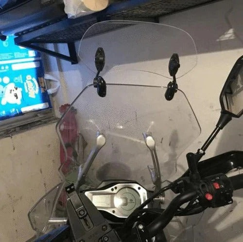 Adjustable Touring Windshield Extension for Motorcycles