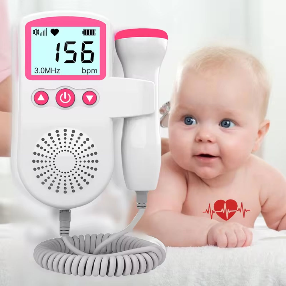 Fetale Herzfrequenz-Doppler mit verbesserter Empfindlichkeit - Klare und präzise Herzschlagmessungen für werdende Eltern, um mit ihrem Baby verbunden zu bleiben