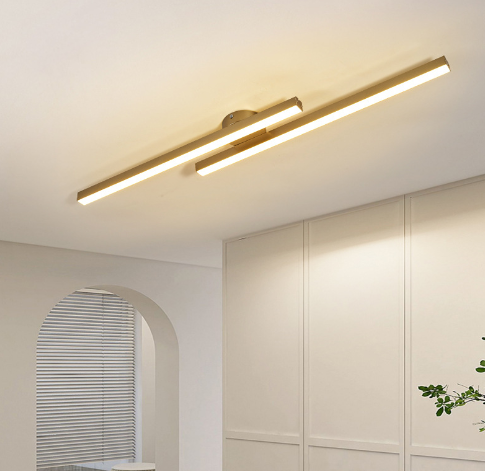 Hedendaagse 2-licht dimbare lineaire LED make-up spiegellamp - warm wit