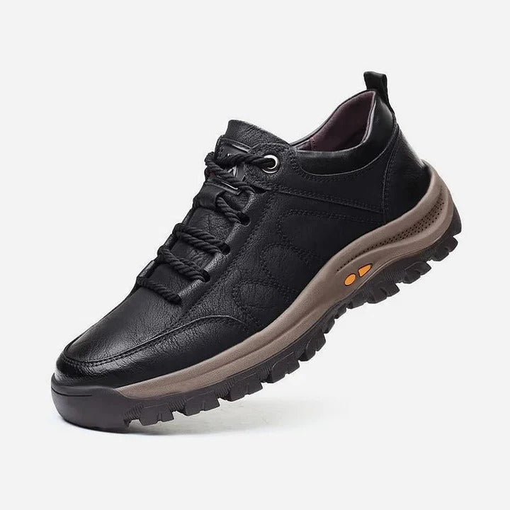 Heren Casual Handgestikte Boogondersteuning & Antislip Ademend Schoenen