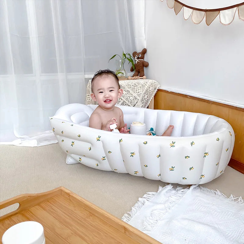 Inflatable Infant Bath Tub – Blow Up Baby Bath for Water Play