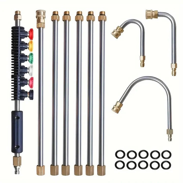 4000 PSI Uitschuifbare Hogedrukreinigingslans Set