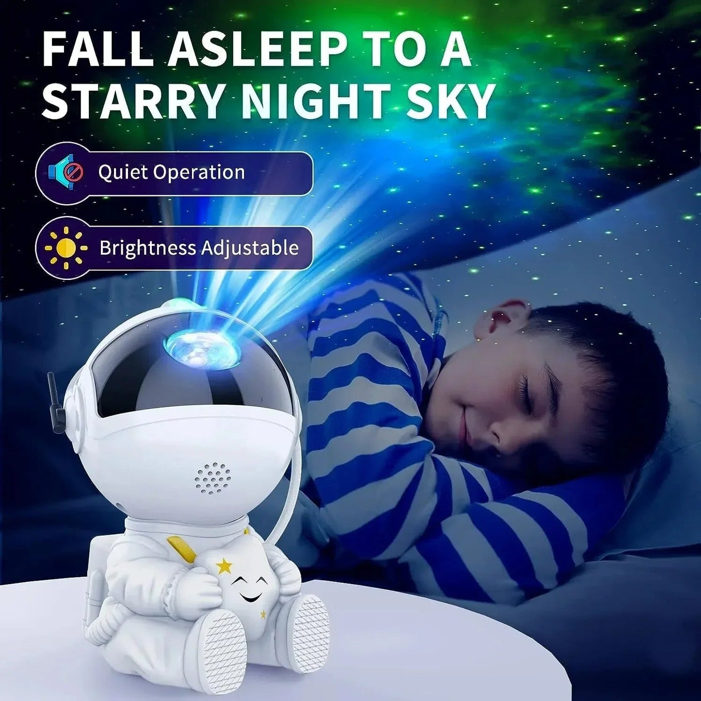 Astronaut Projector Galaxy Night Light β Nebulosa Lamp Starry Sky for Kids or Adults