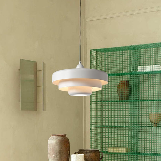 Middeleeuwse ijzeren retro enkele kop Bauhaus hanglamp