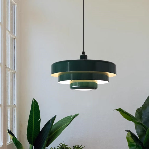 Middeleeuwse ijzeren retro enkele kop Bauhaus hanglamp