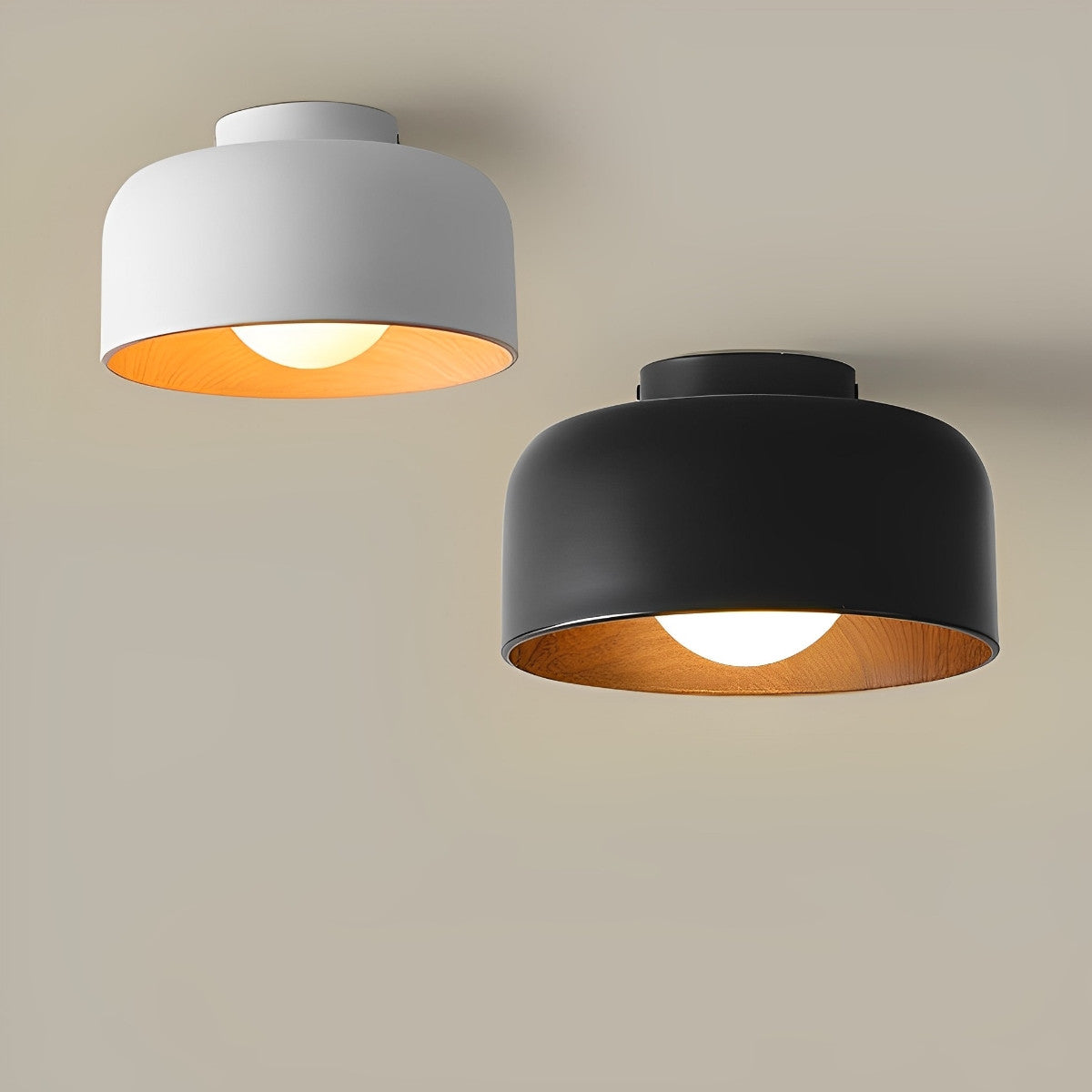 Minimalistische kom LED plafondlamp opbouwverlichting kroonluchter