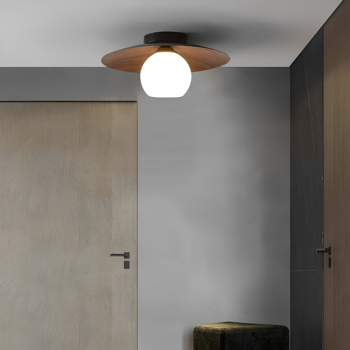 Minimalistische kom LED plafondlamp opbouwverlichting kroonluchter