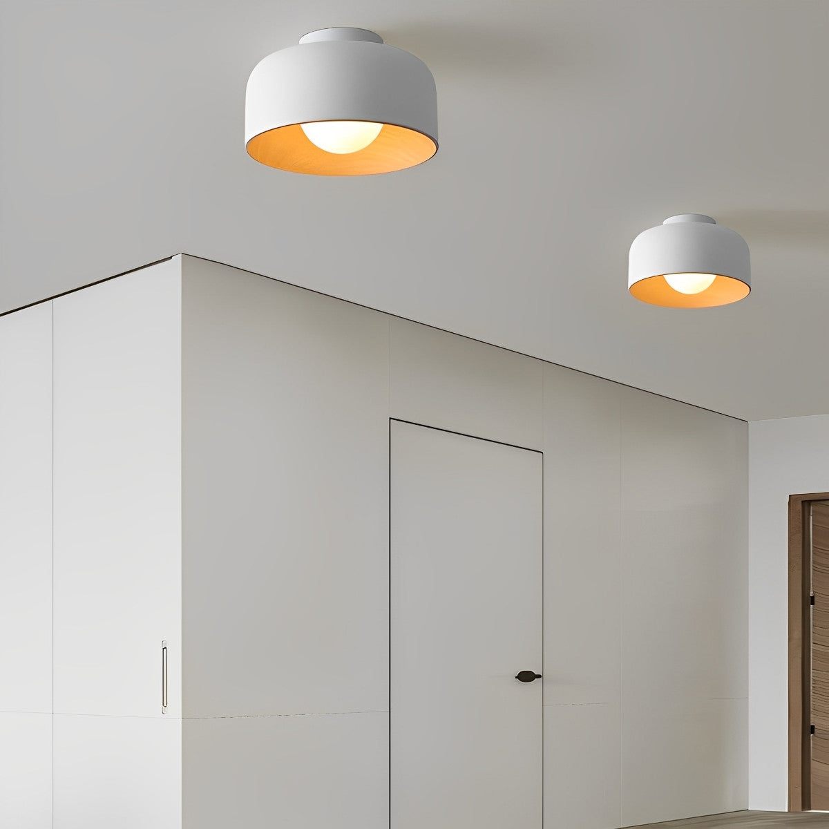 Minimalistische kom LED plafondlamp opbouwverlichting kroonluchter