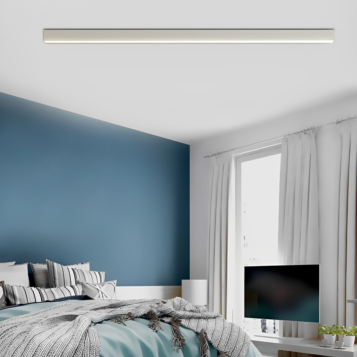 Minimalistische Strip Traploze Dimmen LED Moderne Plafondlamp