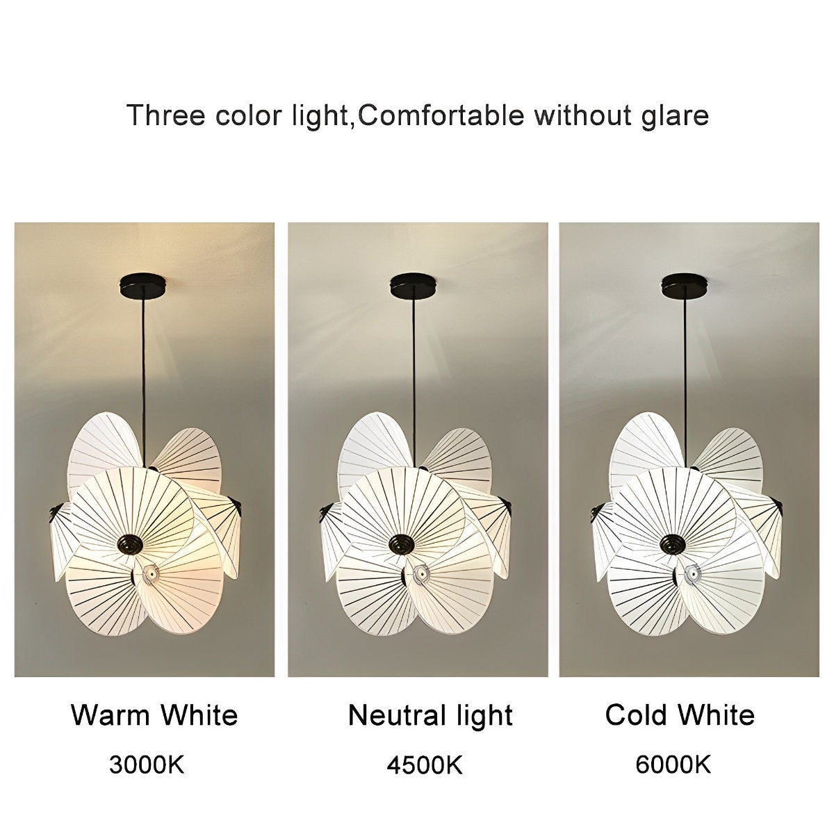 Moderne creatieve minimalistische paraplu kunst kroonluchter licht