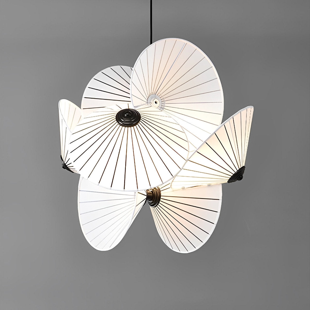 Moderne creatieve minimalistische paraplu kunst kroonluchter licht