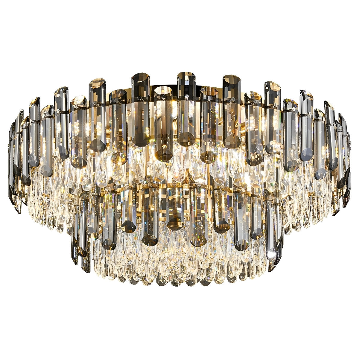 Moderne ronde luxe kristallen plafondlampen