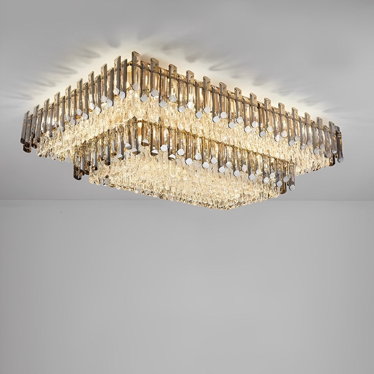 Moderne ronde luxe kristallen plafondlampen