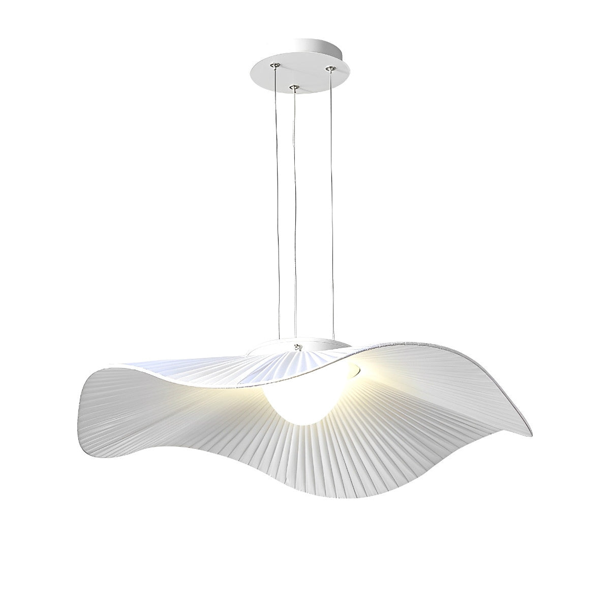 Moderne minimalistische kunst lotusblad hanglamp