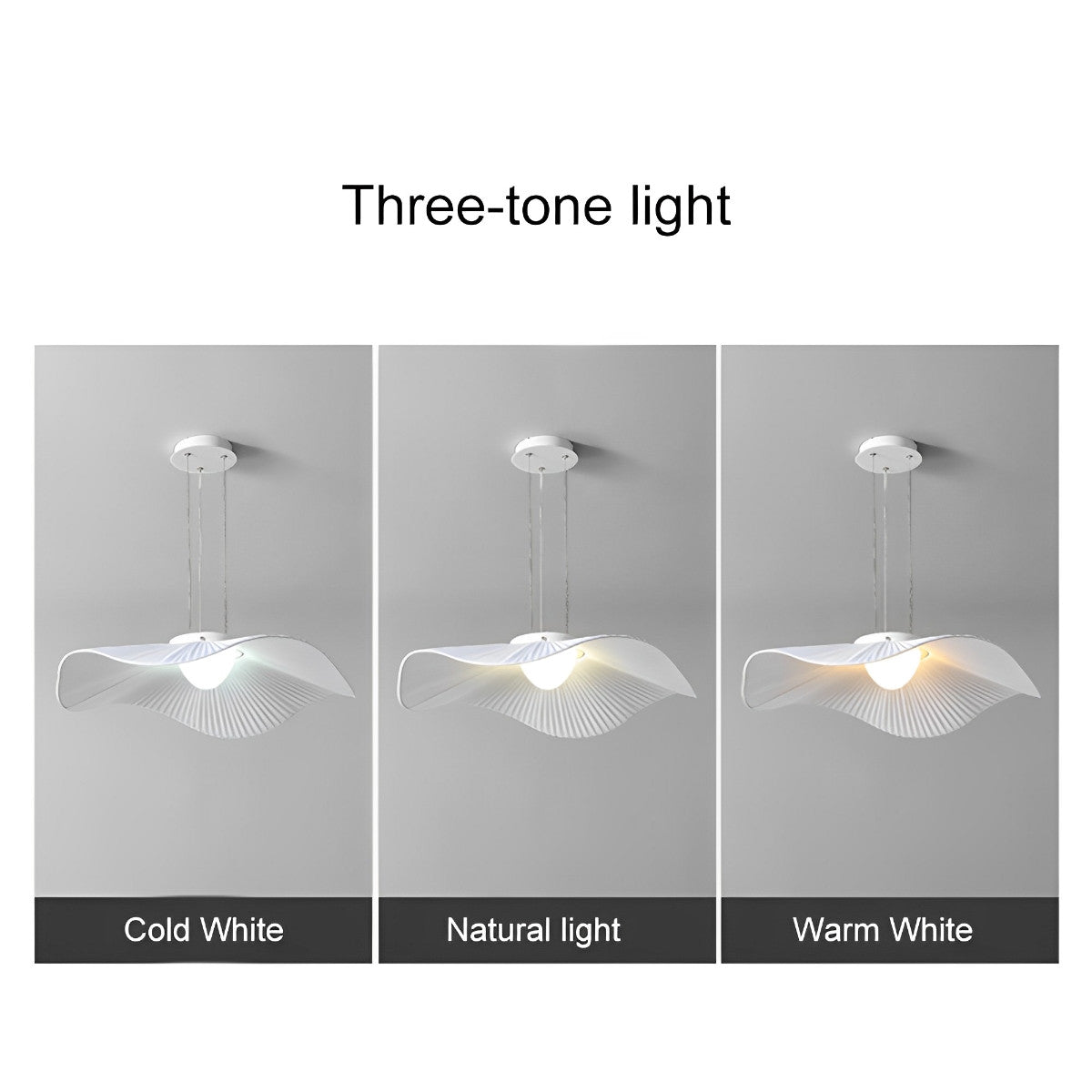Moderne minimalistische kunst lotusblad hanglamp