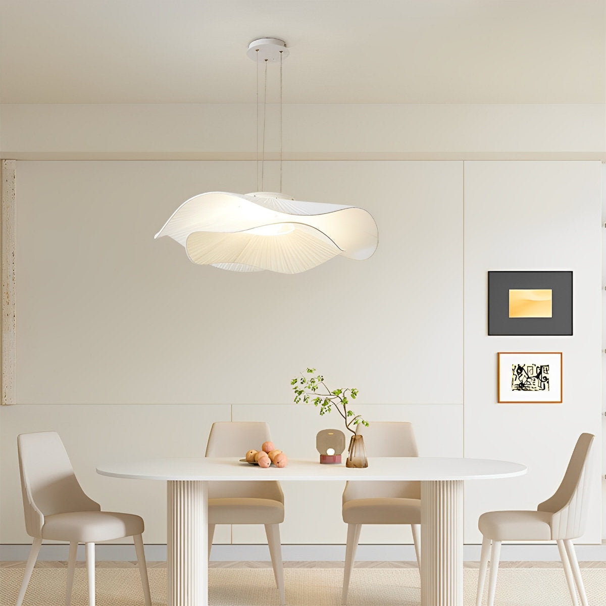 Moderne minimalistische kunst lotusblad hanglamp