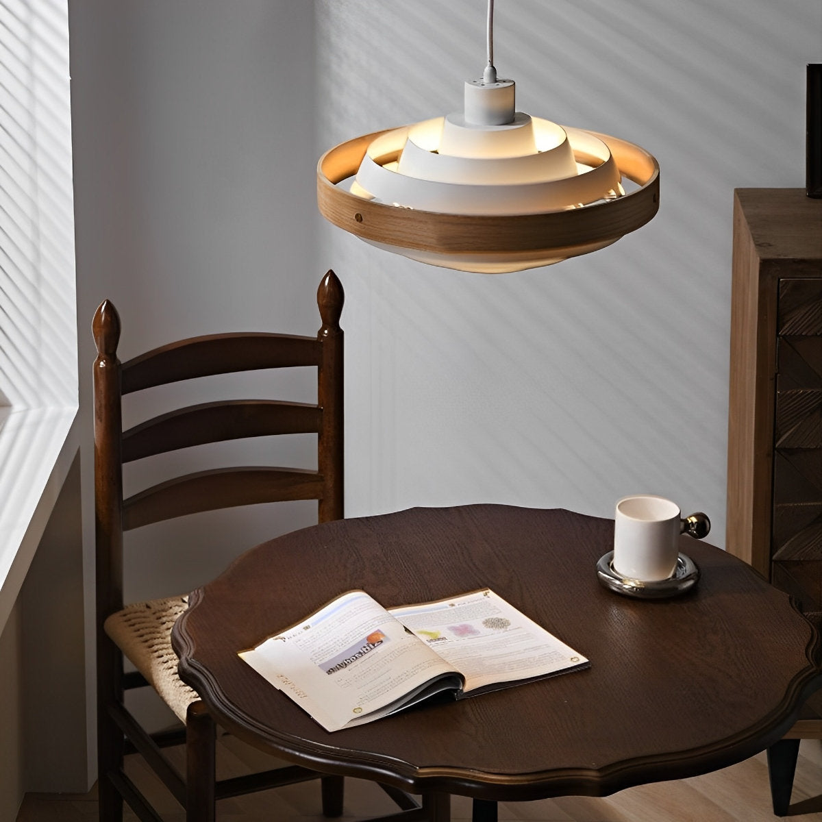 Moderne minimalistische schaduw drum hanglamp