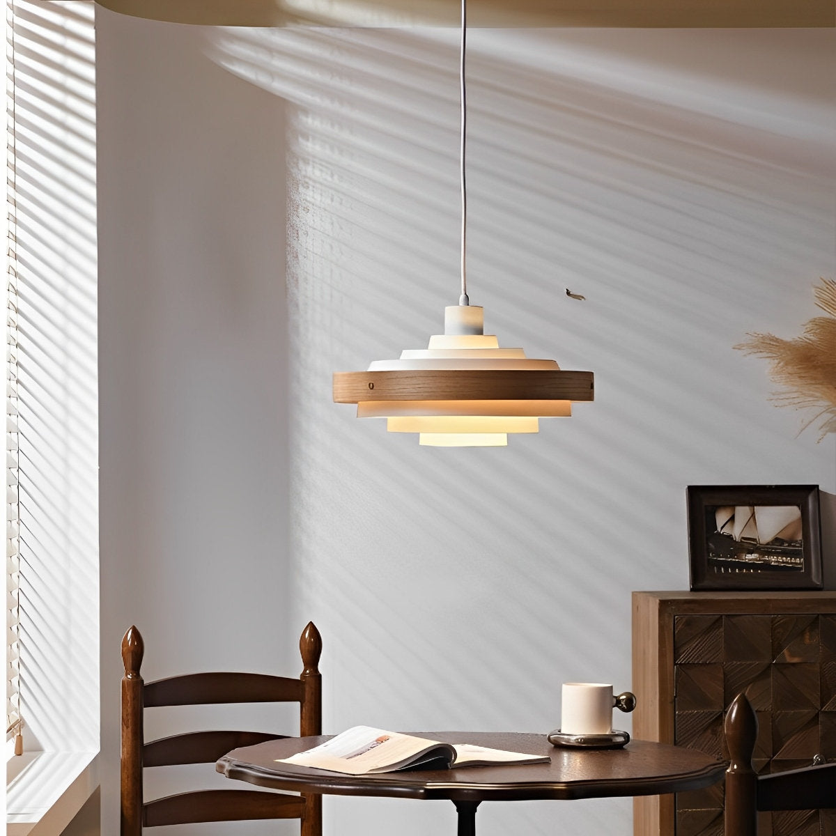 Moderne minimalistische schaduw drum hanglamp