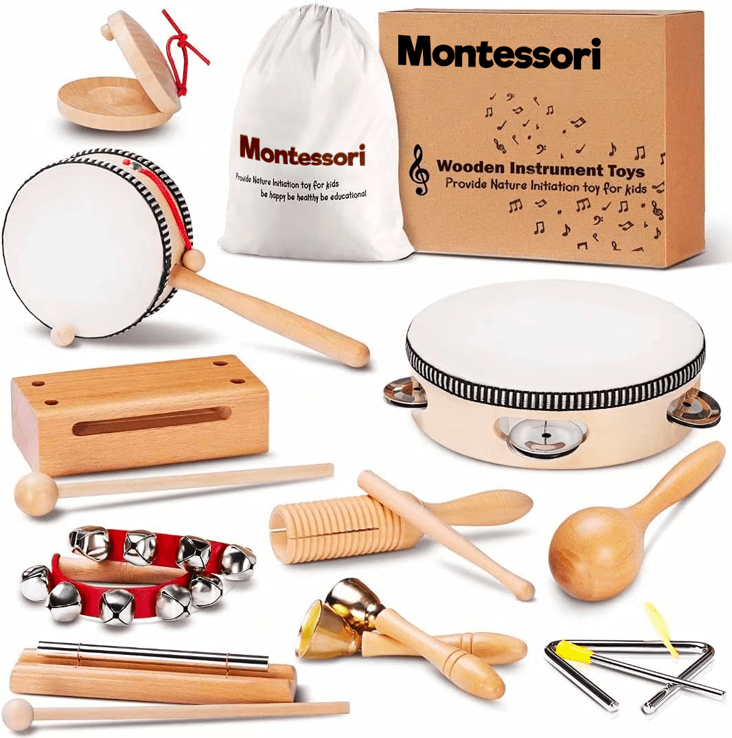 Montessori muziekinstrumentenset | Montessori speelgoed