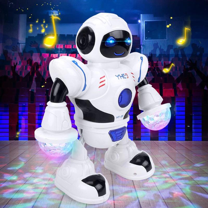 Nieuwste Ruimte Sprankelende Muziek Slimme Robot Wandelende Dansende Robot
