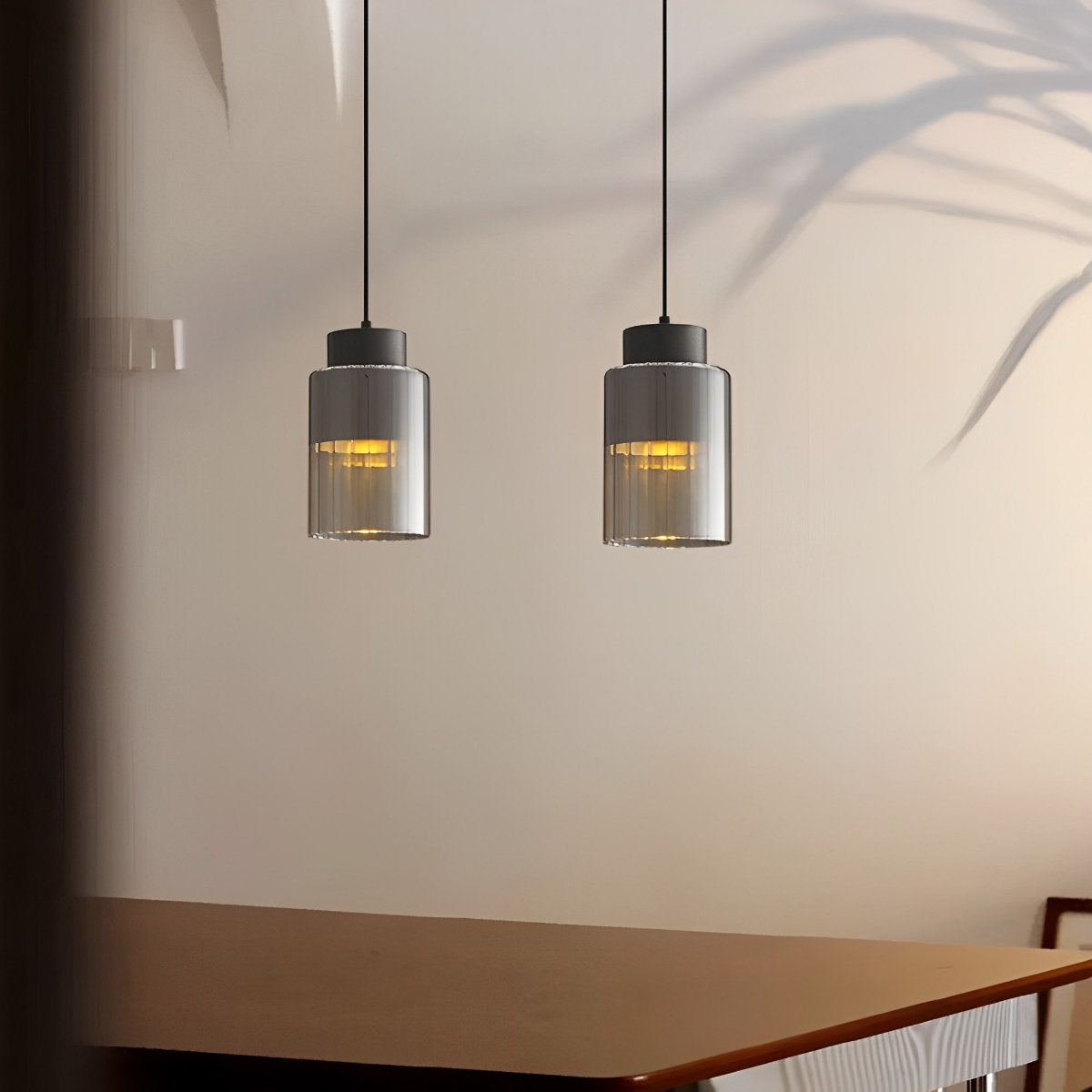 Moderne minimalistische kroonluchter glas messing bedlampje verlichting