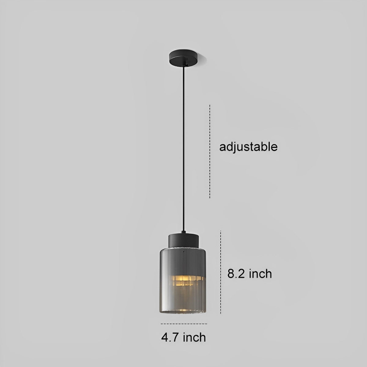 Moderne minimalistische kroonluchter glas messing bedlampje verlichting