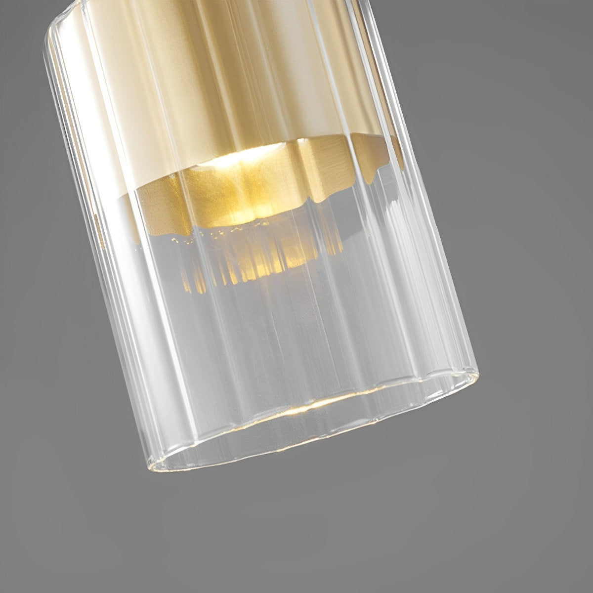 Moderne minimalistische kroonluchter glas messing bedlampje verlichting