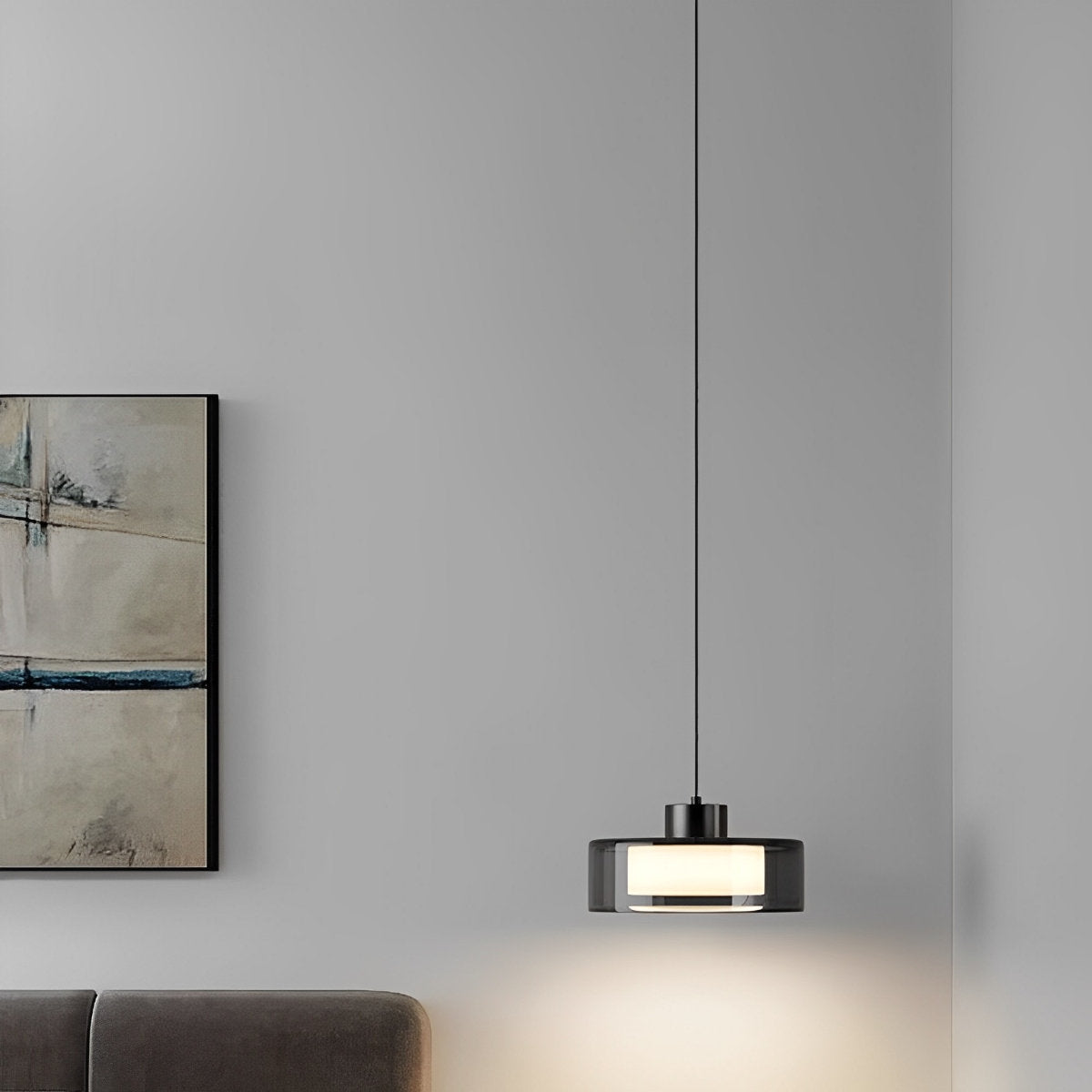 Moderne minimalistische kroonluchter glas messing bedlampje verlichting