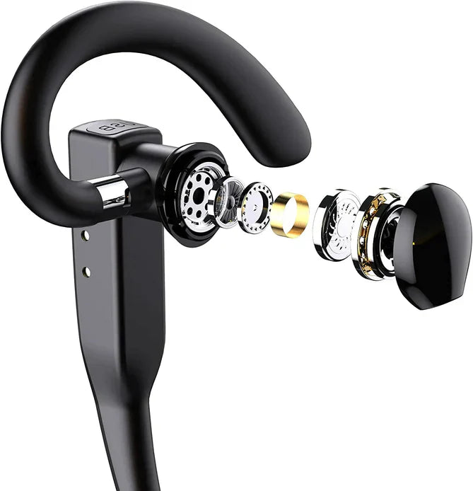 Trucker Dual Mic Draadloze Bluetooth 5.1 Noise Cancelling Headset/Oortje