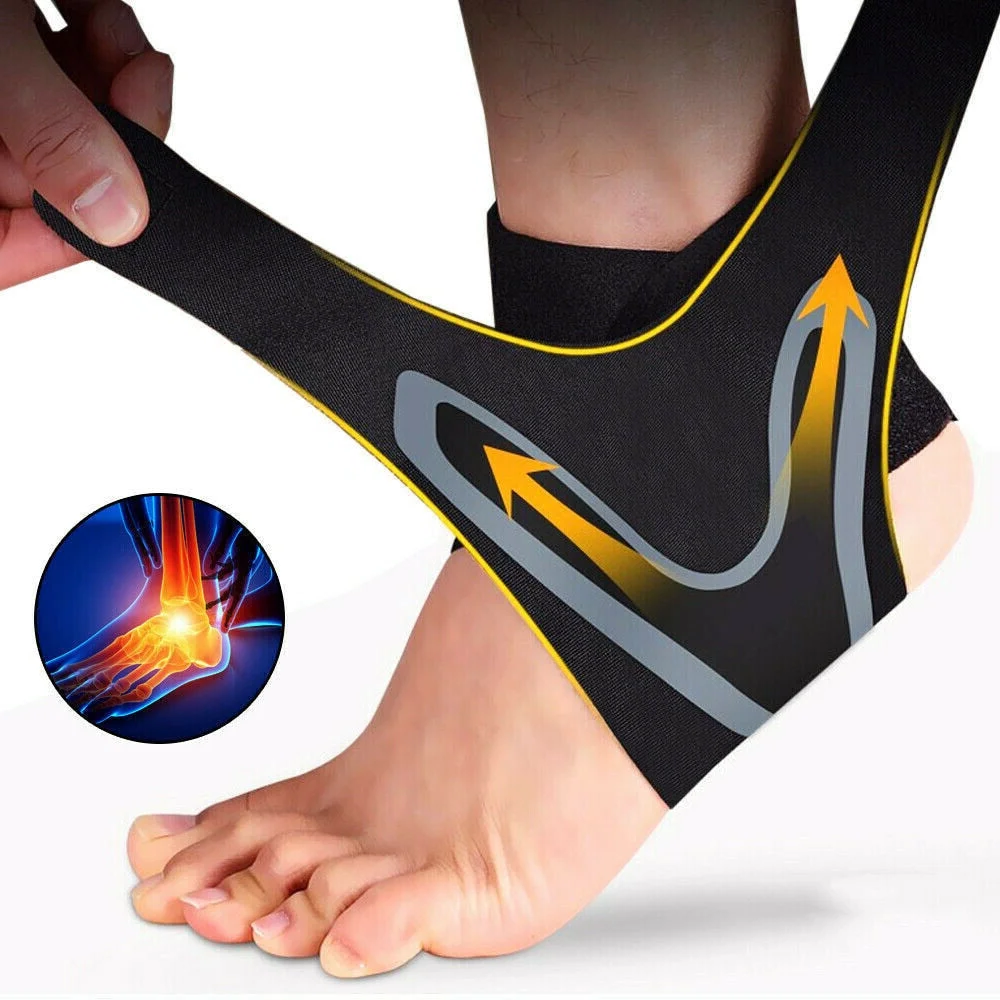 Plantair Enkel X Wrap Brace Ondersteuning Compressie Mouw