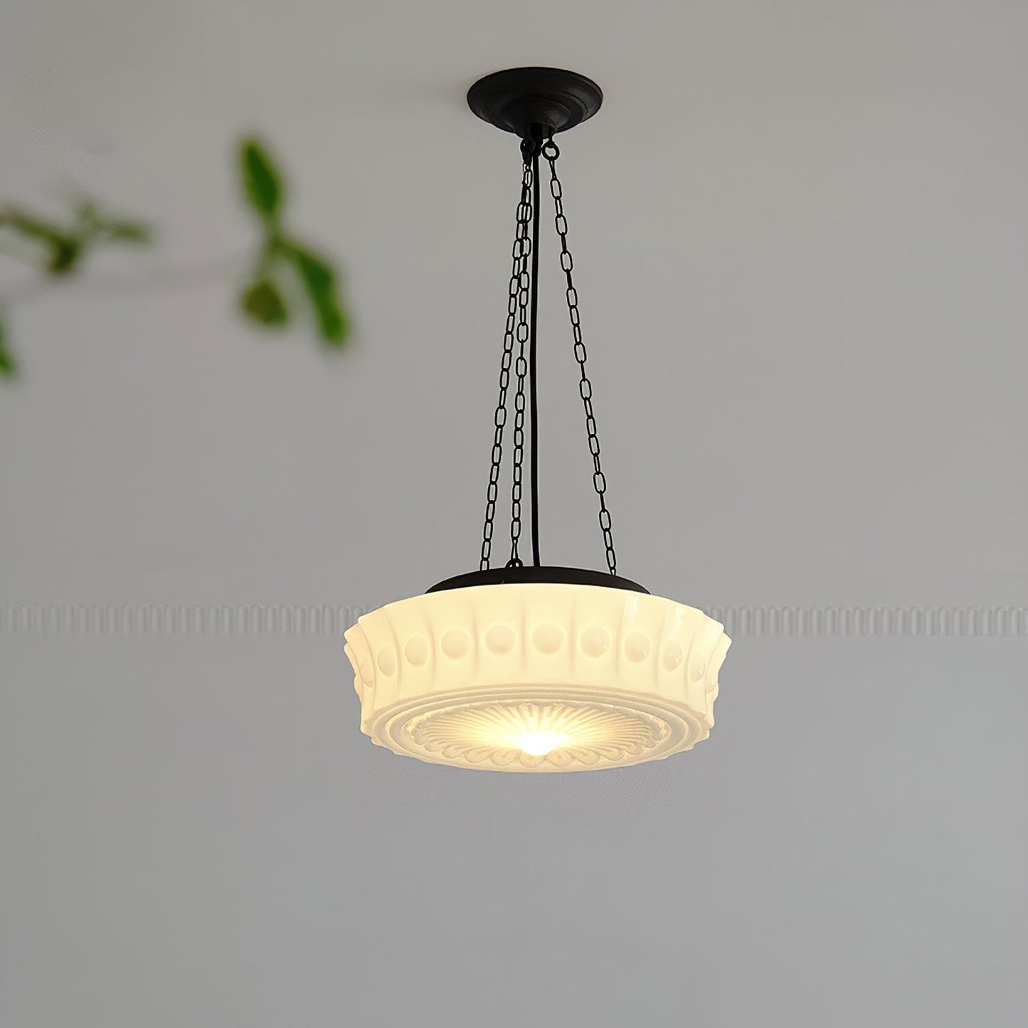 Artistieke vintage koepelplafondlamp