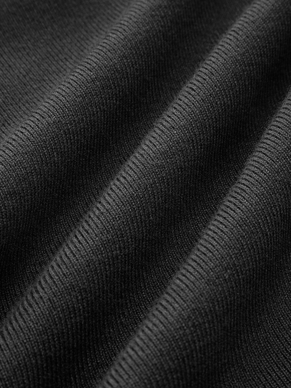 Plain Cutout Tynd Striktrøje
