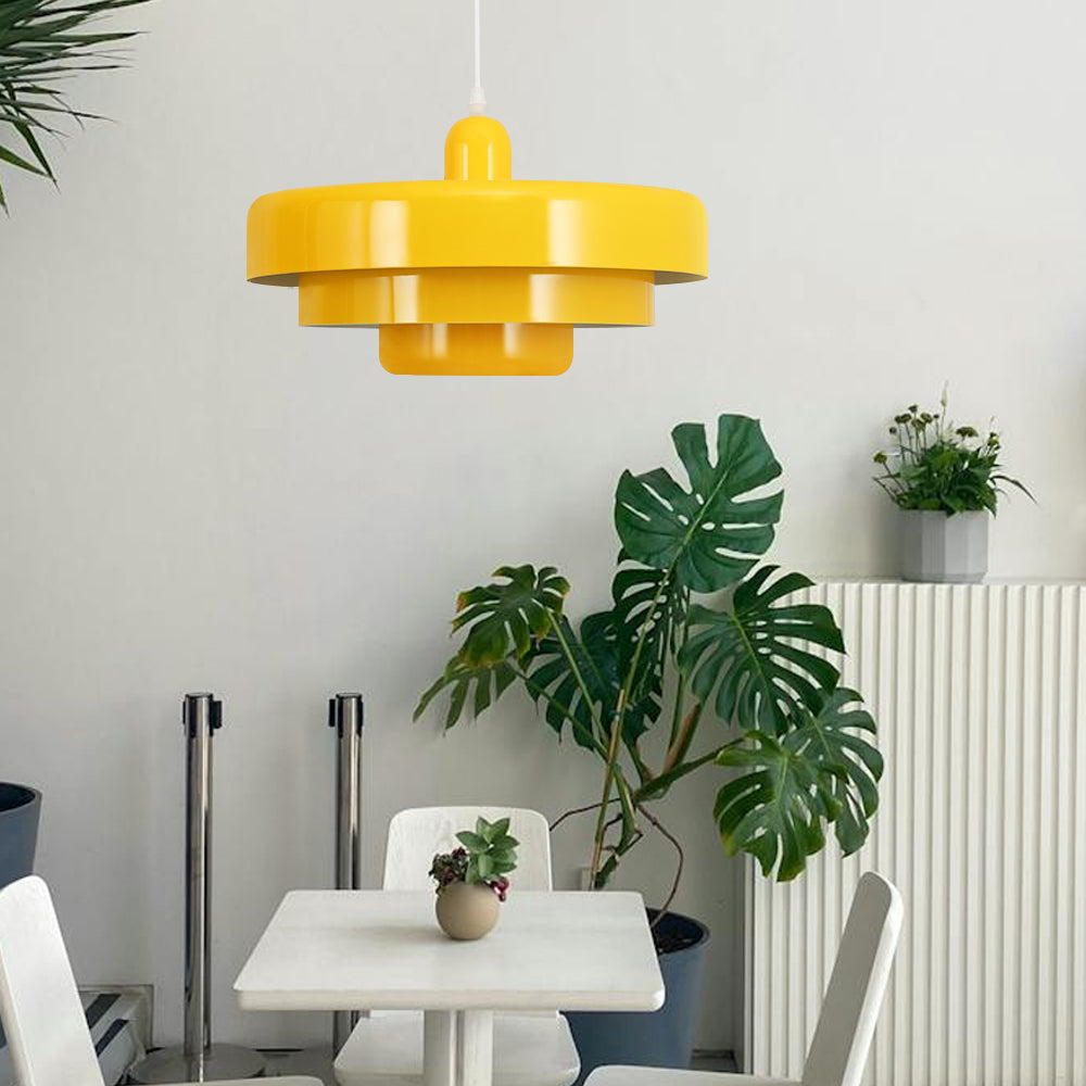 Middeleeuwse ijzeren retro enkele kop Bauhaus hanglamp