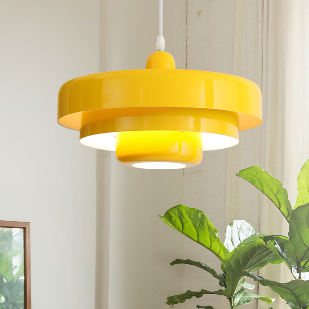 Middeleeuwse ijzeren retro enkele kop Bauhaus hanglamp