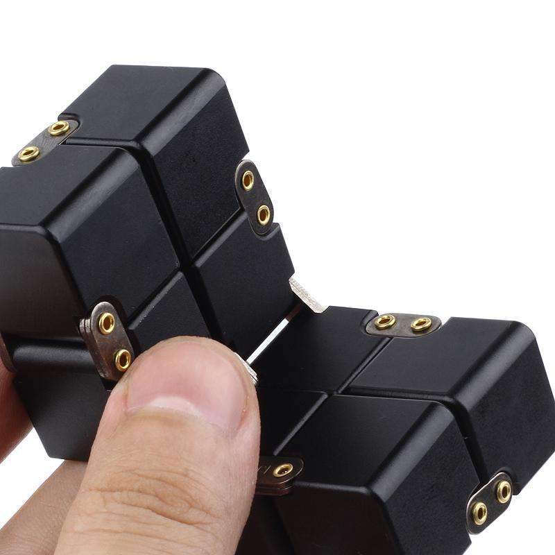 Premium metalen oneindigheidskubus fidget toy