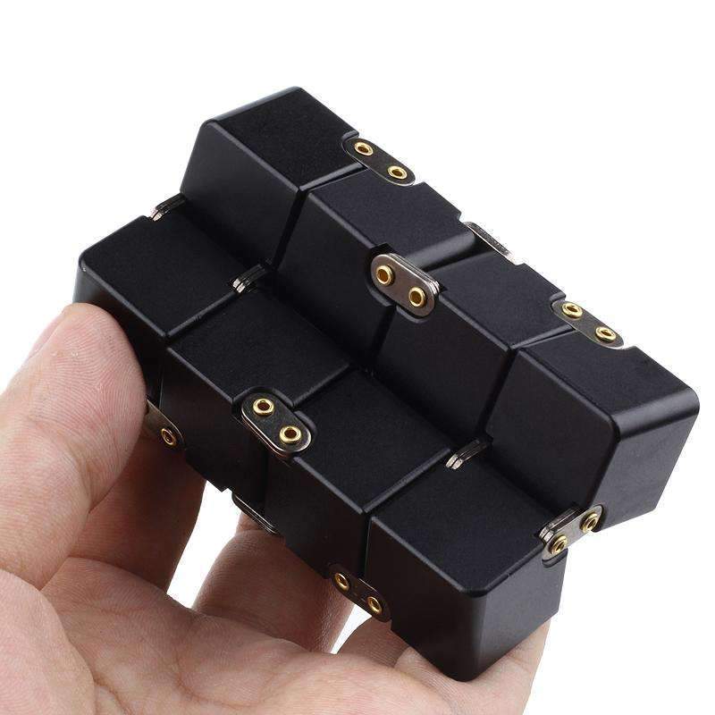 Premium metalen oneindigheidskubus fidget toy