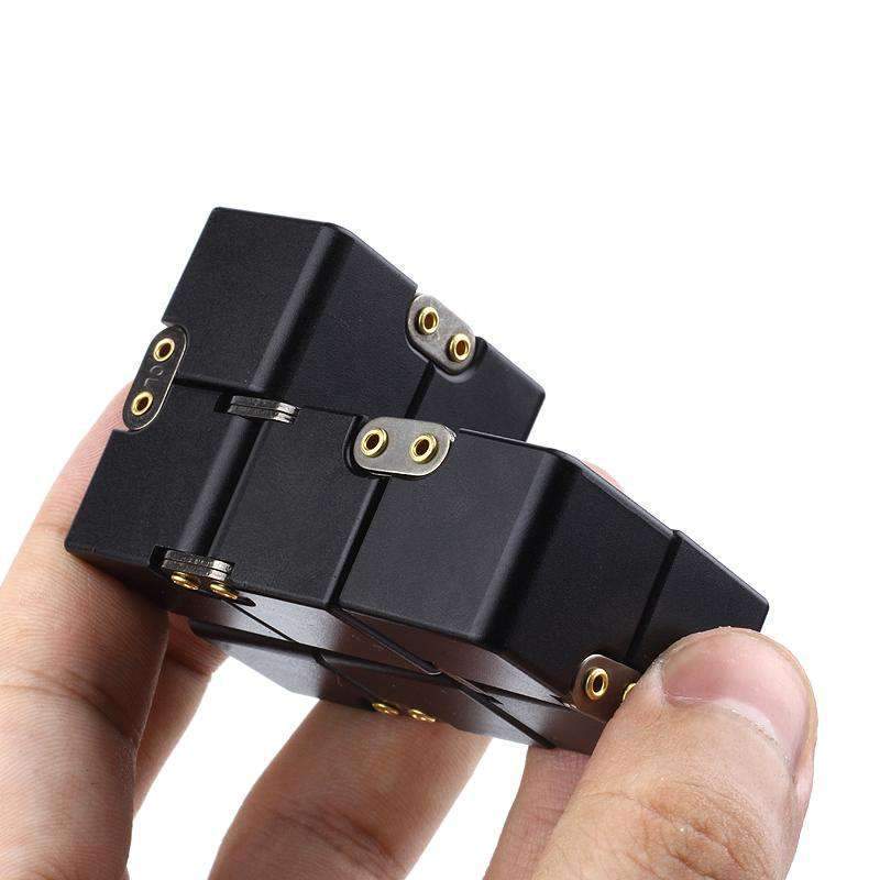 Premium metalen oneindigheidskubus fidget toy