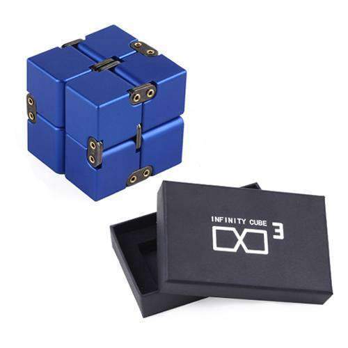 Premium metalen oneindigheidskubus fidget toy