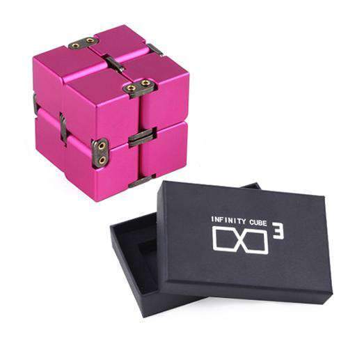 Premium metalen oneindigheidskubus fidget toy