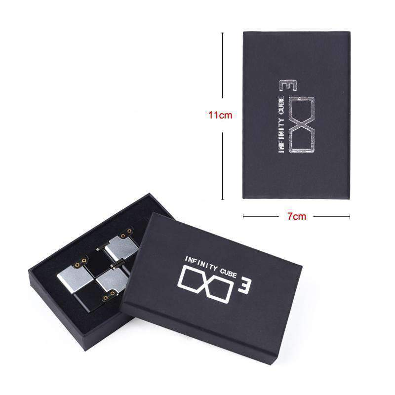 Premium metalen oneindigheidskubus fidget toy