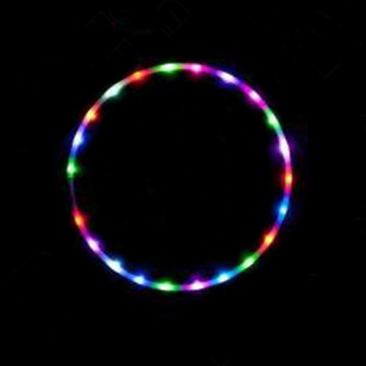 35''tot 24" 24 tot 10-LED lichten gloeien in het donker hula hoop