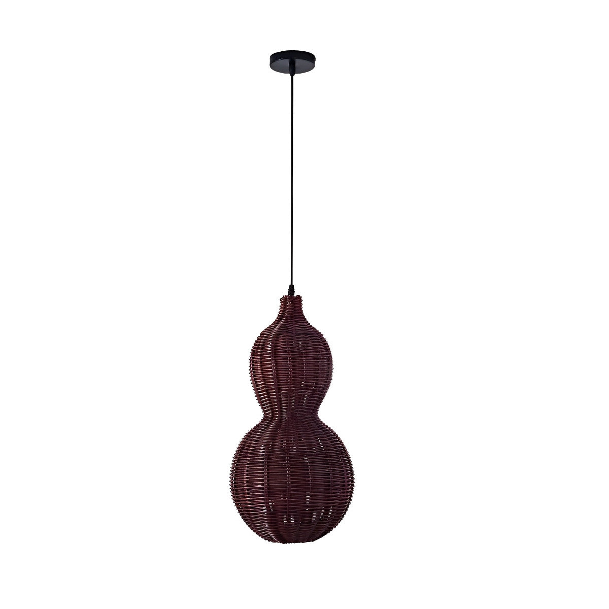 Rotan kalebas waterdichte retro buiten kroonluchter veranda lampen