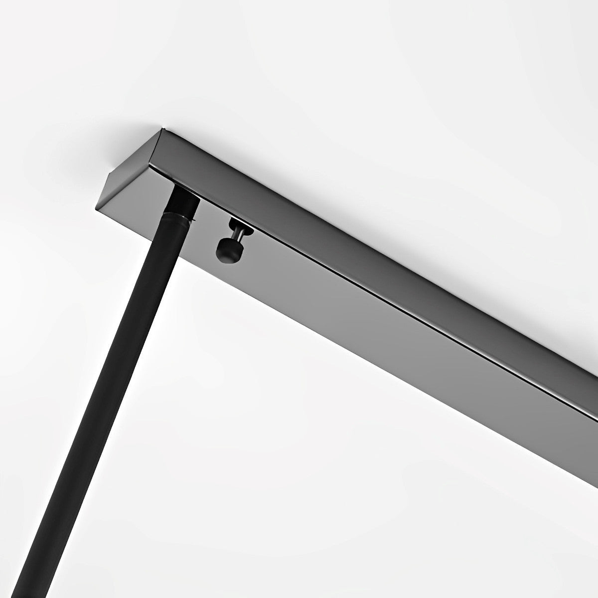 Rechthoekige kristallen LED 3-traps dimbare rookgrijze moderne kroonluchter